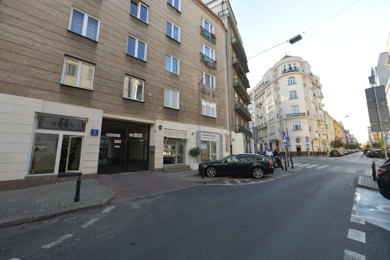 Wilcza 3 - Apartament Dla 4 Osob - 260M Do Ambasady Usa - Duzy Balkon Od Strony Dziedzinca - Wifi - Good Apartments Varsovia Exterior foto